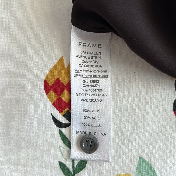 Frame short sleeve blouse - Picture 9 of 13